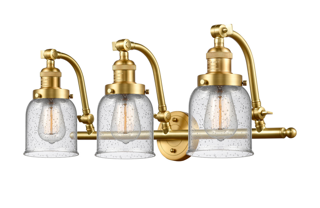 Innovations 515-3W-SG-G54 Three Light Bath Vanity, Satin Gold