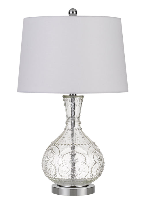 Cal Lighting BO-2916TB One Light Table Lamp, Glass