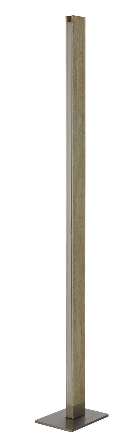 Cal Lighting BO-2965FL LED Floor Lamp, rubber wood