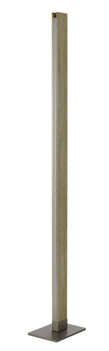 Cal Lighting BO-2965FL LED Floor Lamp, rubber wood