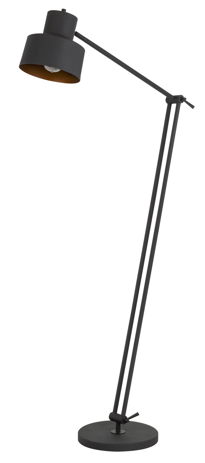 Cal Lighting BO-2966FL One Light Floor Lamp, Matte Black
