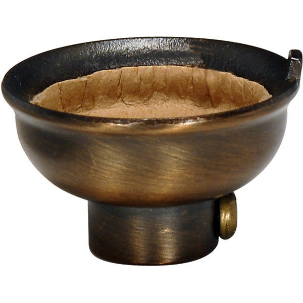Satco 80-2390 Caps With Set Screw, Dark Antique Brass