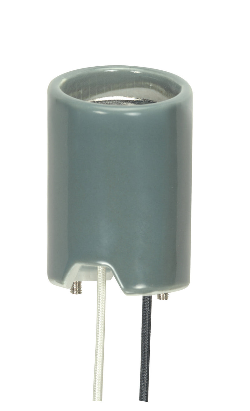 Satco 80-2425 Porcelain Par 56 And 64 Connector, Gray