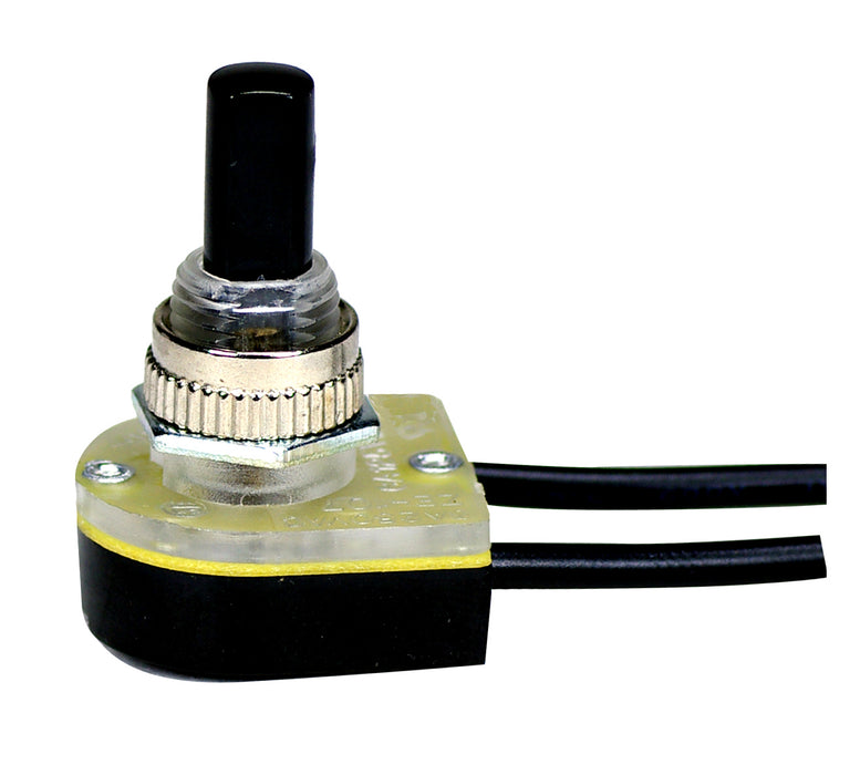 Satco 80-2469 On-Off Phenolic Rotary Switch, Nickel