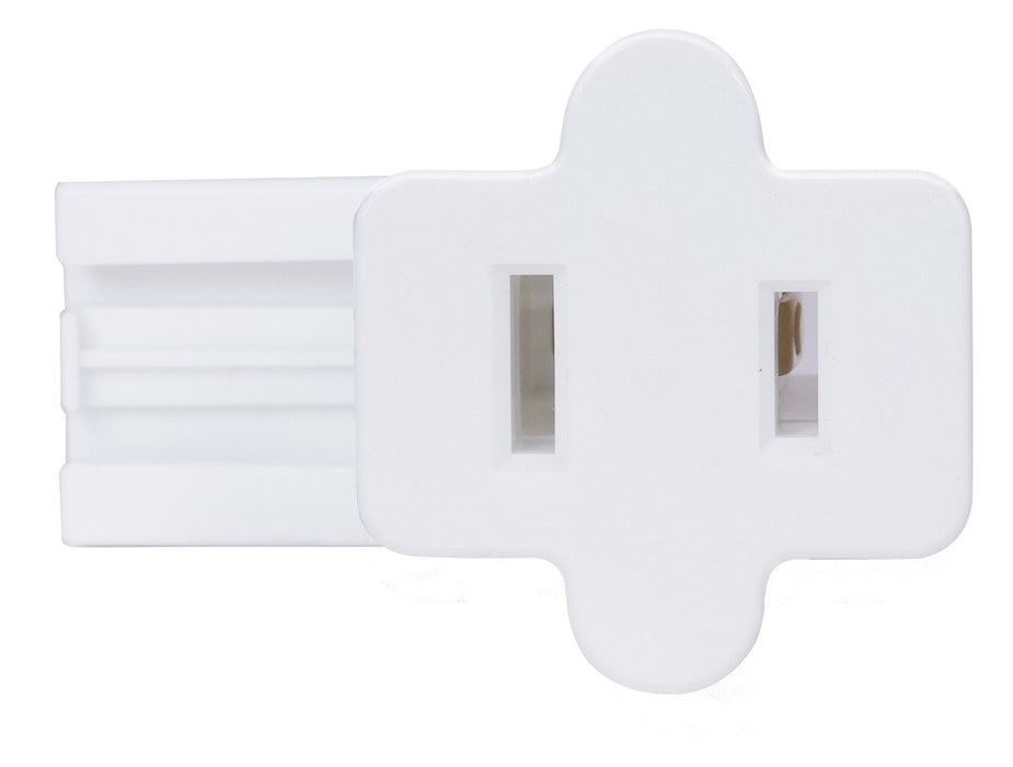 Satco 80-2515 Female Slide Plug, White
