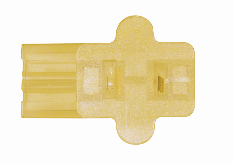 Satco 80-2517 Female Slide Plug, Clear Gold