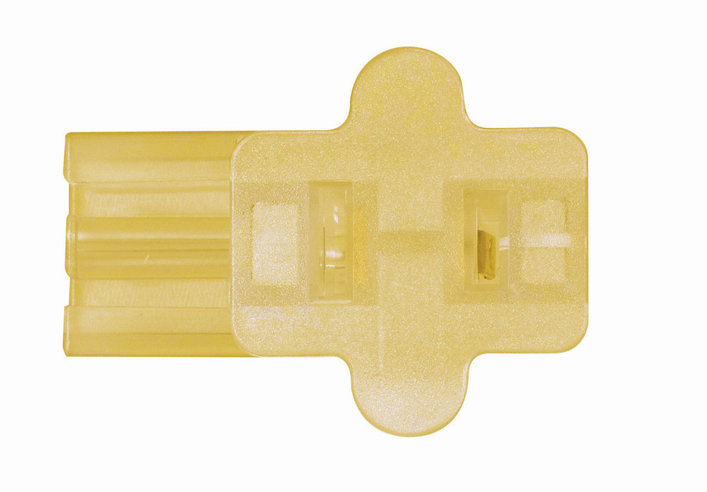 Satco 80-2517 Female Slide Plug, Clear Gold