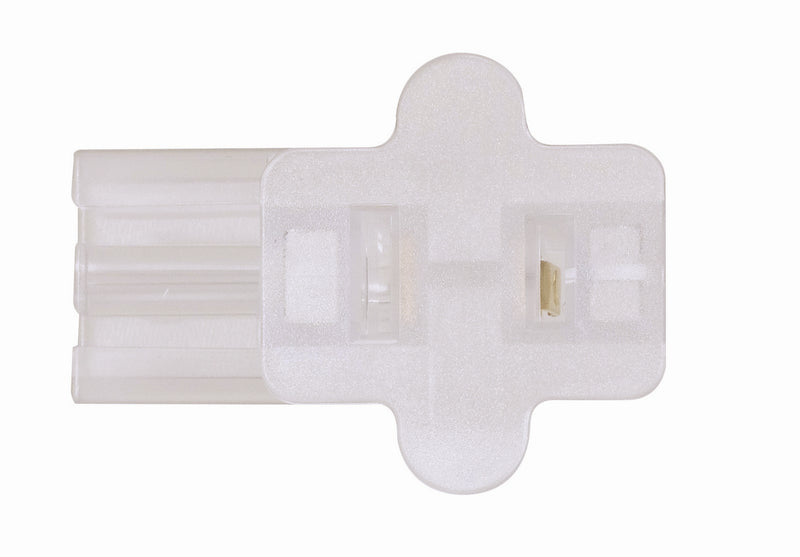Satco 80-2518 Female Slide Plug, Clear Silver
