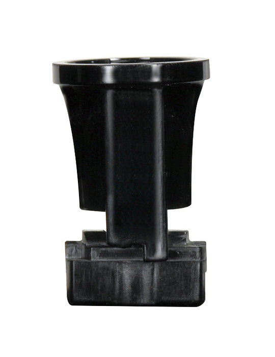 Satco 80-2529 E12 Phenolic Lampholder, Black