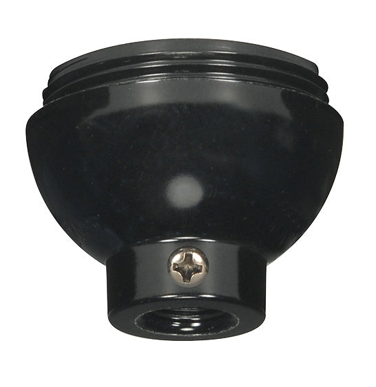 Satco 80-2540 1/4 Ip Phenolic Cap, Black