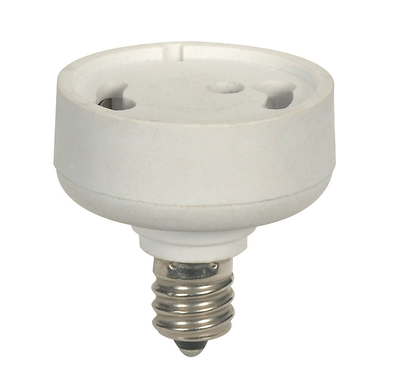 Satco 80-2541 E12 Candelabra To Gu24 Adapter