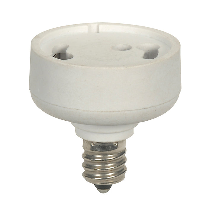 Satco 80-2541 E12 Candelabra To Gu24 Adapter