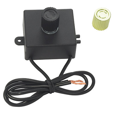Satco 80-2705 Turn-knob LED Dimmer, Black