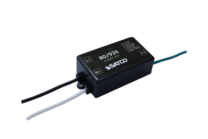 Satco 80-935 Led Hid Surge Protector, Black