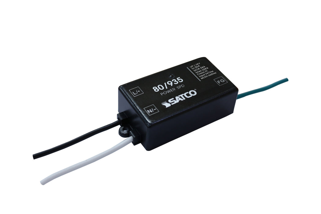 Satco 80-935 Led Hid Surge Protector, Black