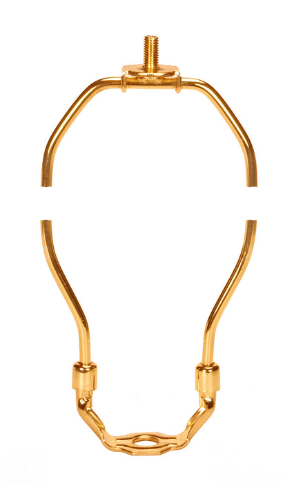Satco 90-556 Heavy Duty Harp, Polished Brass