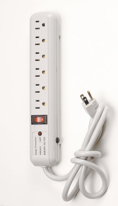 Satco 91-221 Surge Strip, White