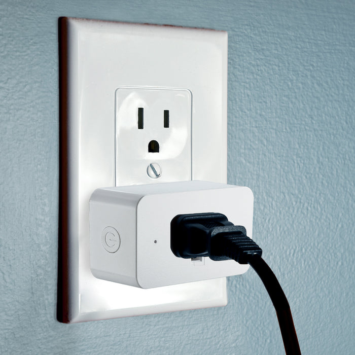 Satco S11266 WiFi Smart Plug-in Outlet, White