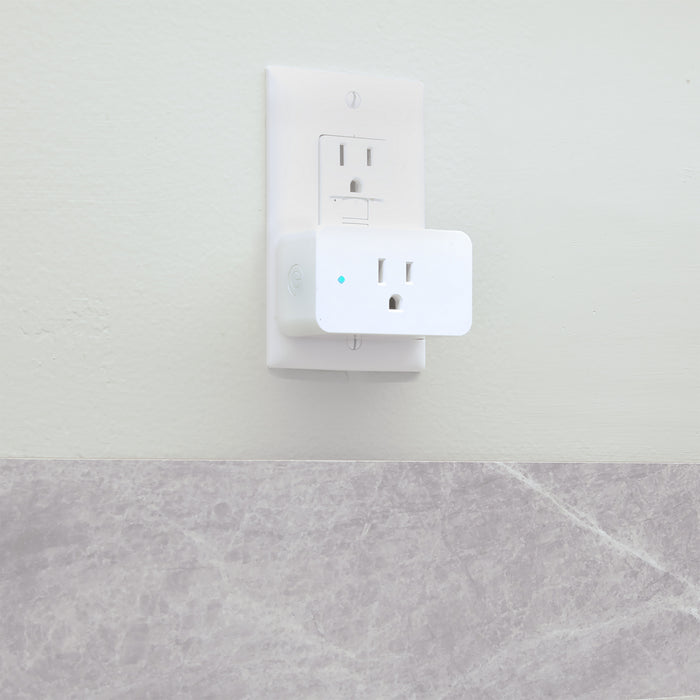 Satco S11266 WiFi Smart Plug-in Outlet, White
