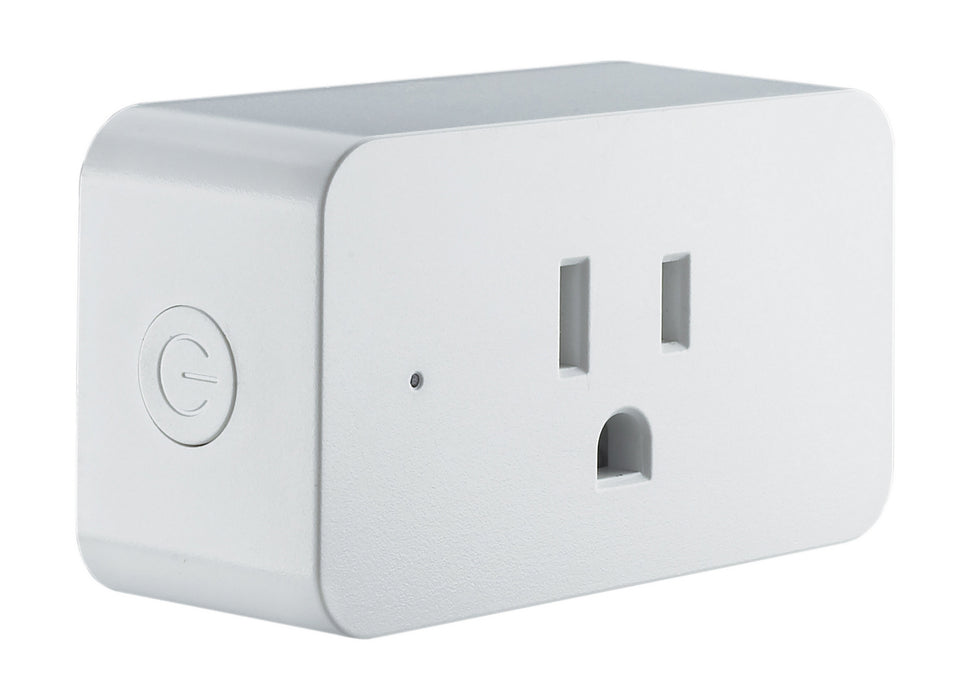 Satco S11270 WiFi Smart Plug, White