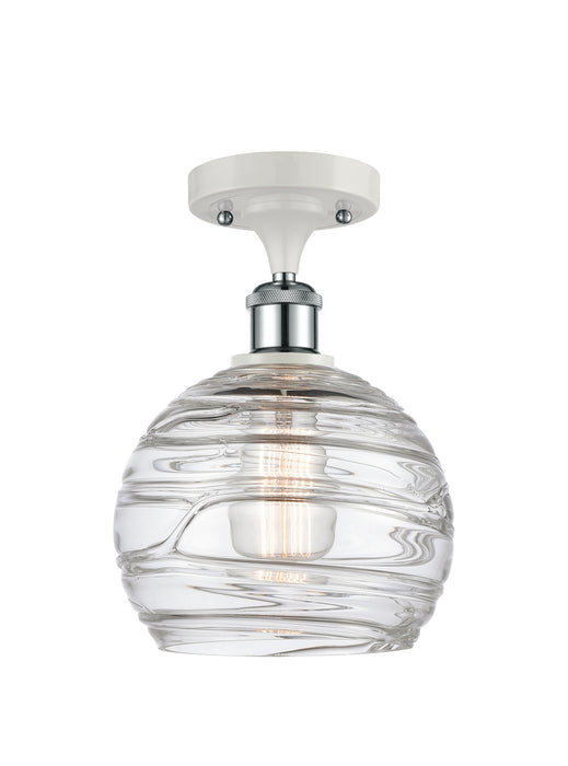 Innovations 516-1C-WPC-G1213-8-LED LED Semi-Flush Mount, White Polished Chrome