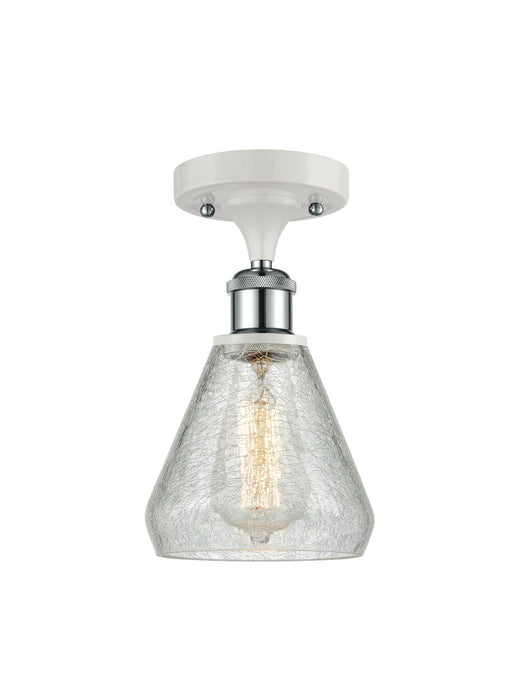 Innovations 516-1C-WPC-G275-LED LED Semi-Flush Mount, White Polished Chrome