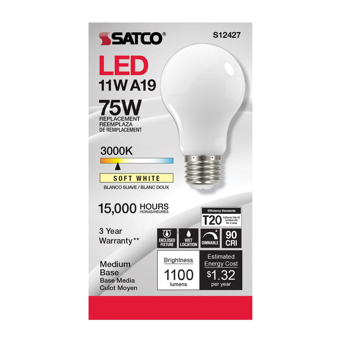 Satco S12427 Light Bulb, Soft White