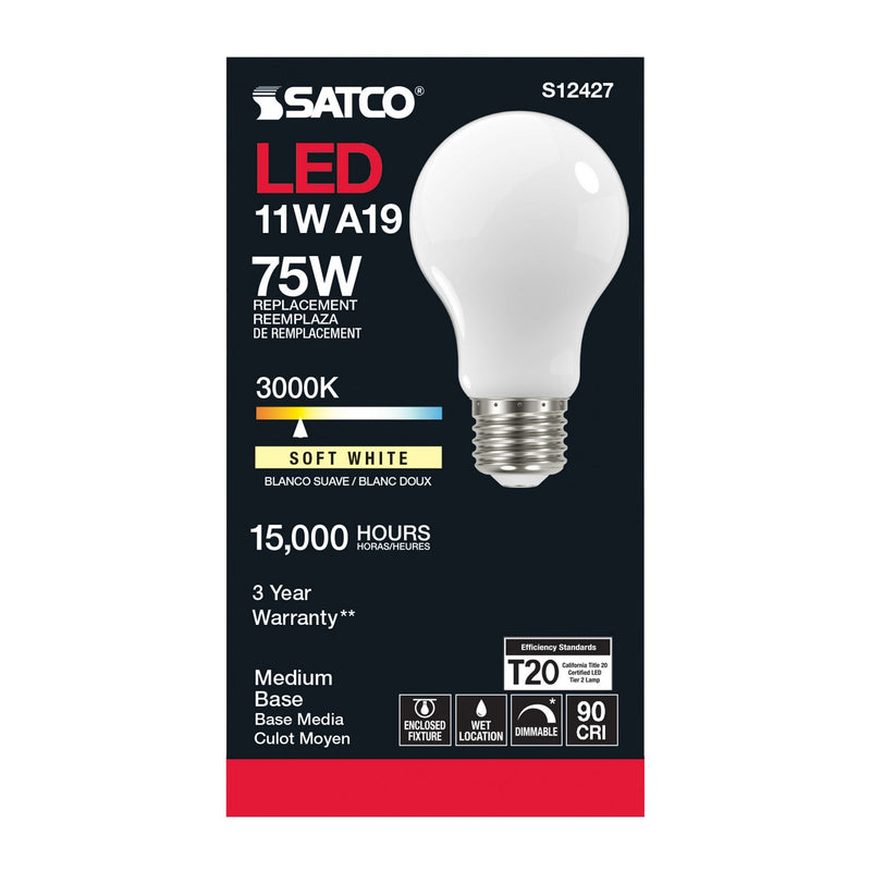 Satco S12427 Light Bulb, Soft White
