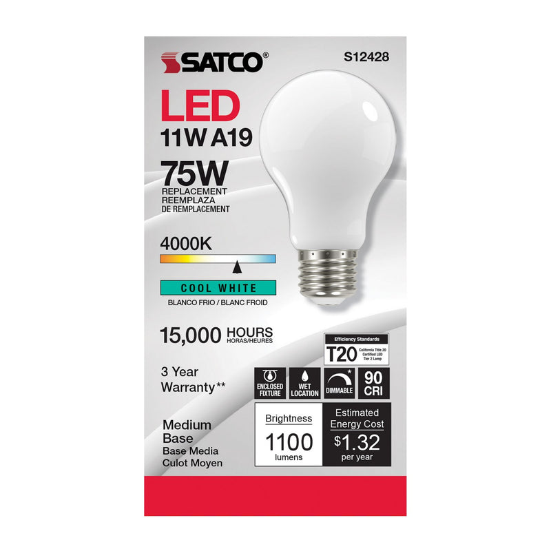 Satco S12428 Light Bulb, Soft White