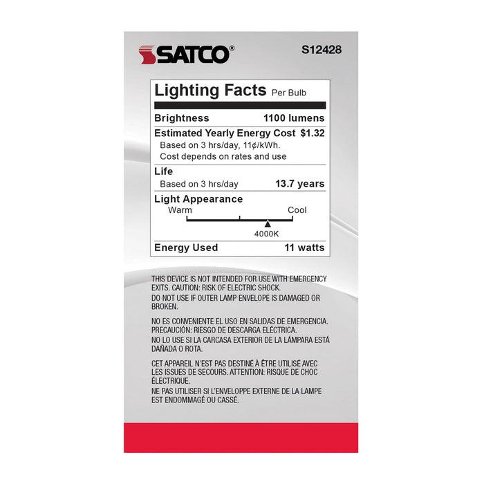 Satco S12428 Light Bulb, Soft White