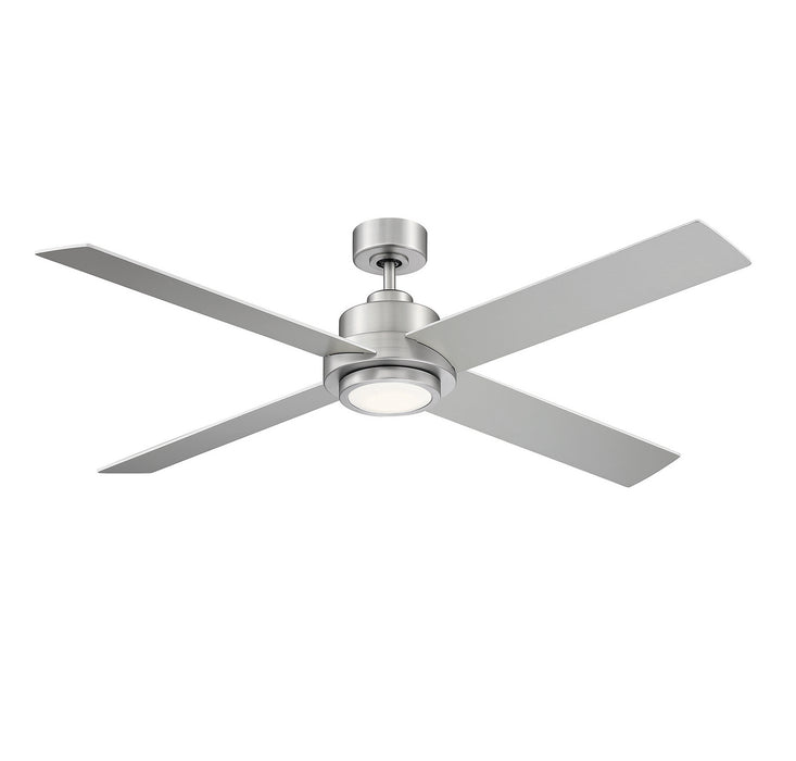 Meridian M2011BNRV 56" Ceiling Fan, Brushed Nickel