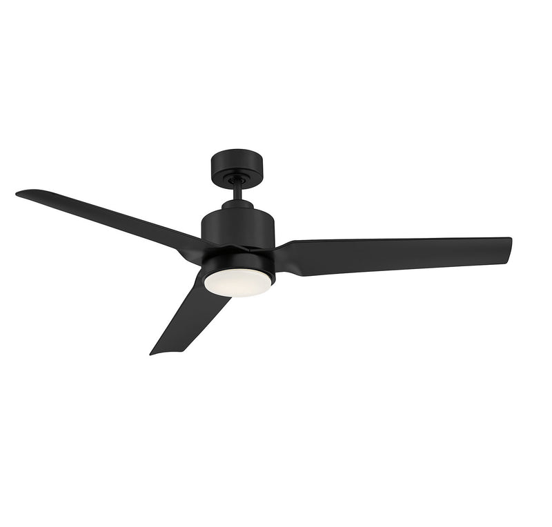 Meridian M2012MBK 52" Ceiling Fan, Matte Black