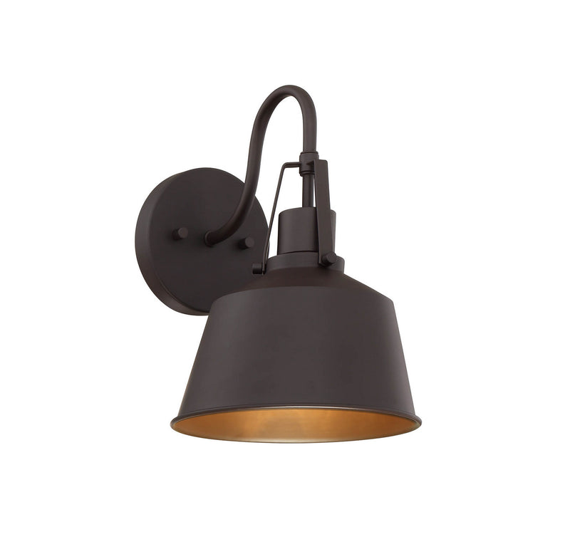 Meridian M50049ORB One Light Outdoor Wall Sconce, Oil Rubbed Bronze
