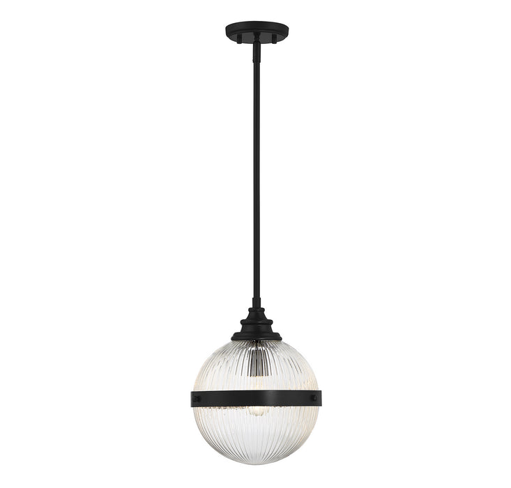 Meridian M70100MBK One Light Mini Pendant, Matte Black