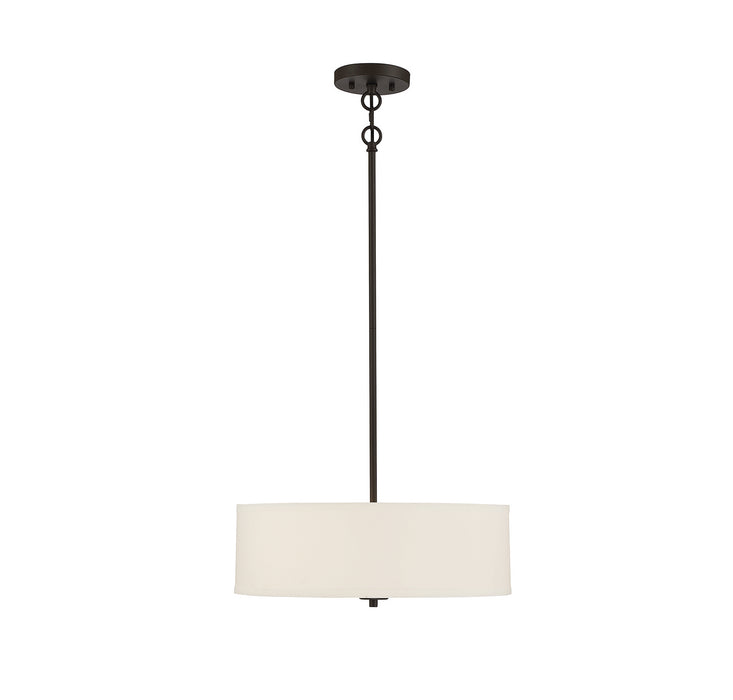 Meridian M70109ORB Three Light Pendant, Oil Rubbed Bronze
