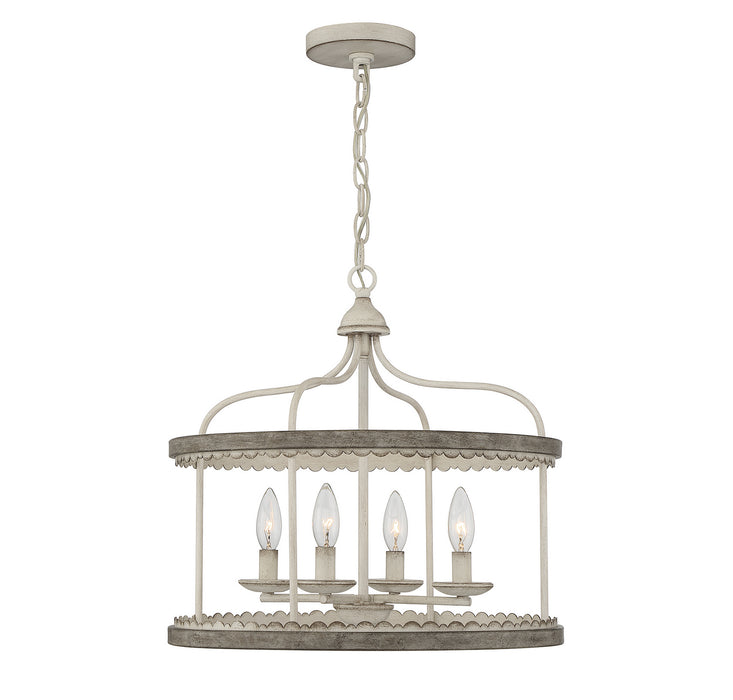 Meridian M70110SIL Four Light Pendant, Silo