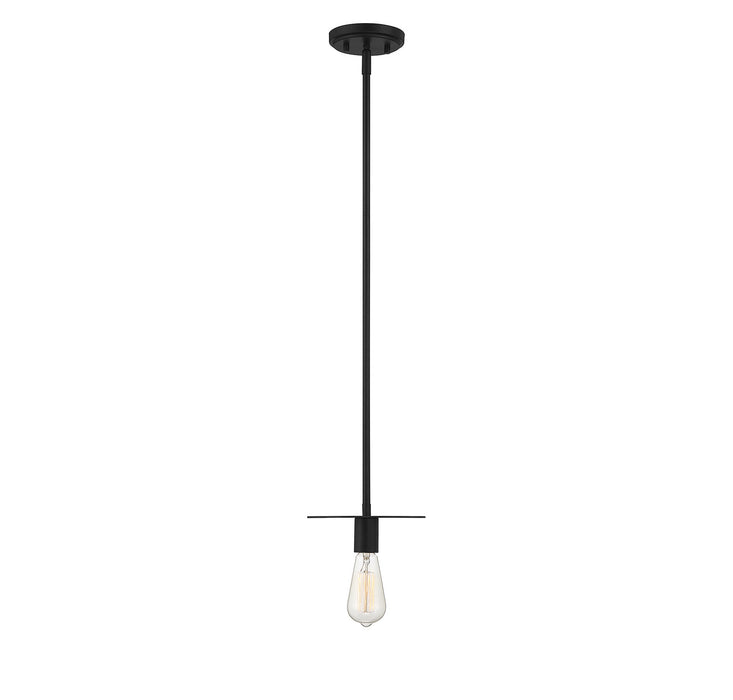 Meridian M70113MBK One Light Mini Pendant, Matte Black