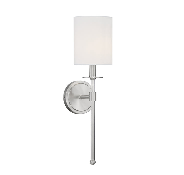 Meridian M90057BN One Light Wall Sconce, Brushed Nickel