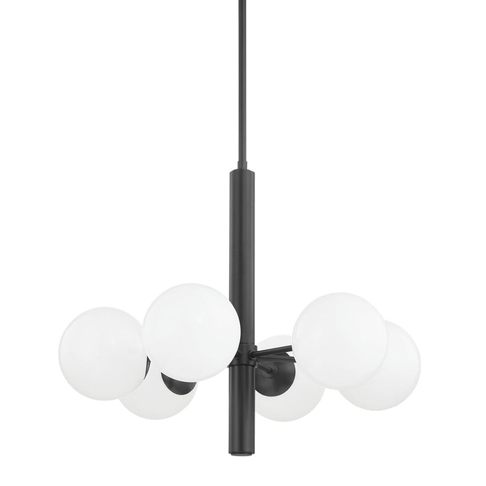 Mitzi H105806-OB Six Light Chandelier, Old Bronze
