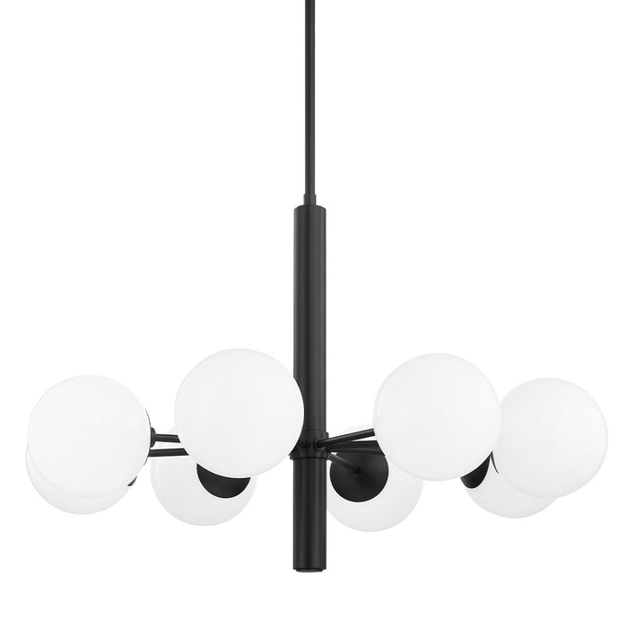 Mitzi H105808-OB Eight Light Chandelier, Old Bronze