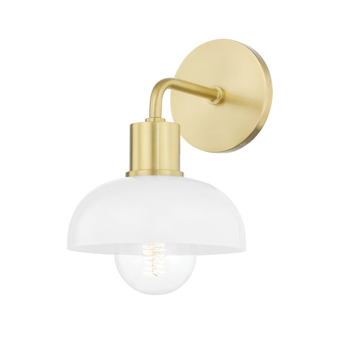Mitzi H107301-AGB One Light Bath and Vanity, Aged Brass