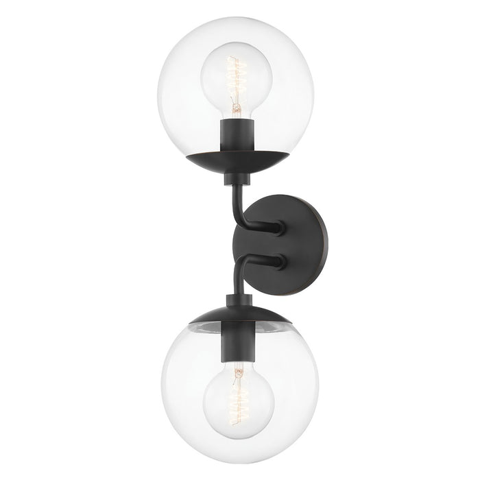 Mitzi H503102-OB Two Light Wall Sconce, Old Bronze