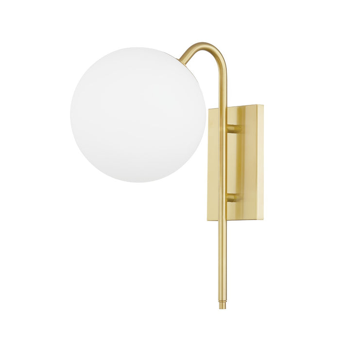 Mitzi H504101-AGB One Light Wall Sconce, Aged Brass