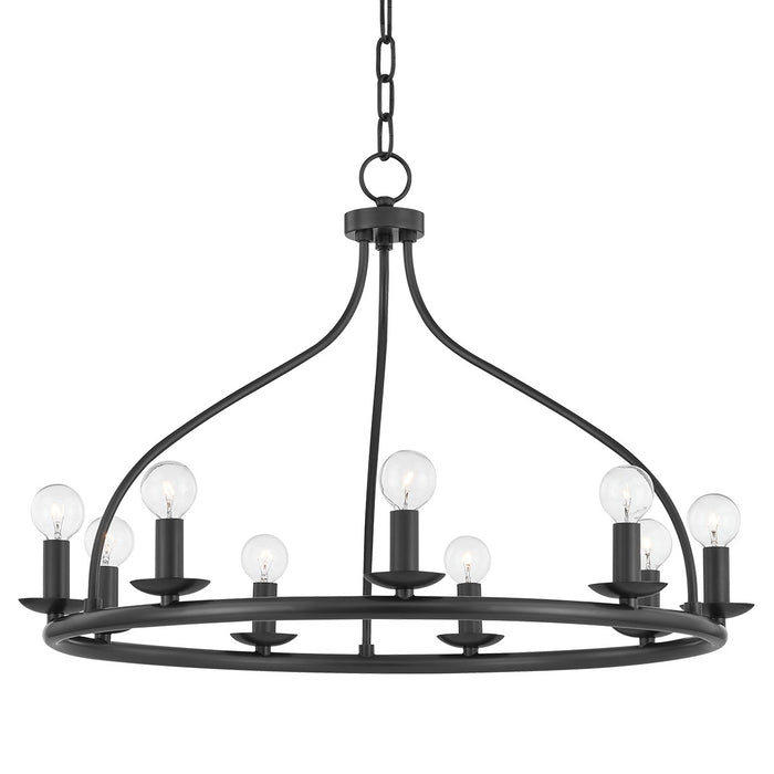Mitzi H511809-OB Nine Light Chandelier, Old Bronze