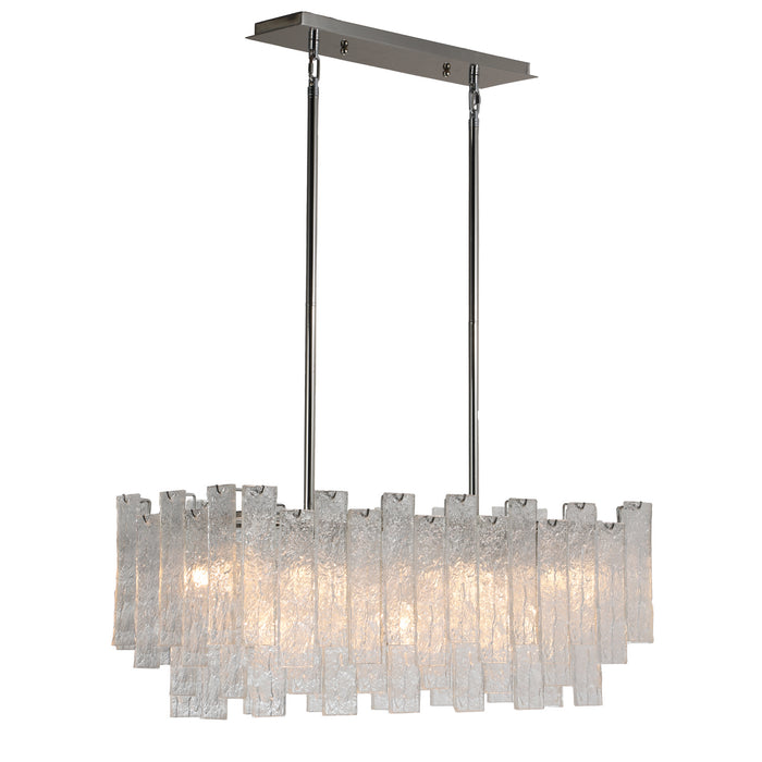 Terracotta Designs H21107-5PN Seven Light Chandelier, Polished Nickel