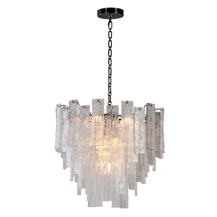Terracotta Designs H21122S-8PN Eight Light Chandelier, Polished Nickel