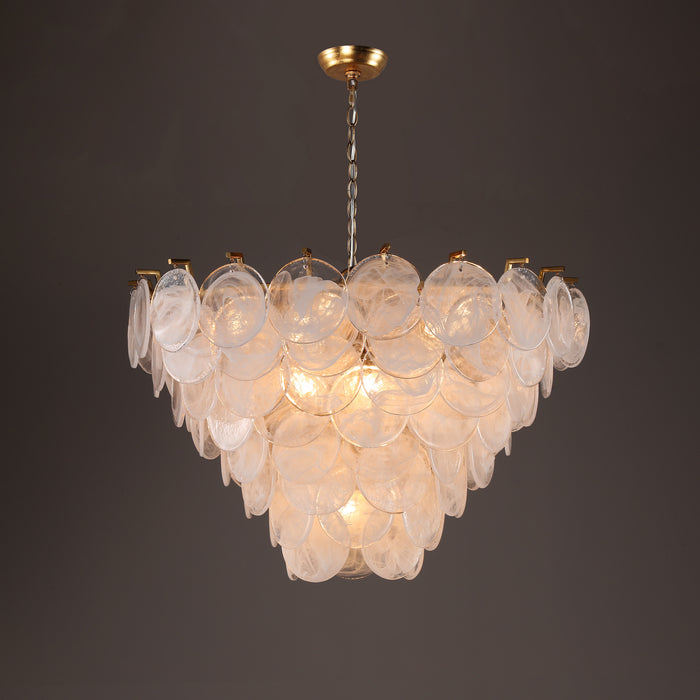 Terracotta Designs H21123-11BR 11 Light Chandelier, Warm Brass