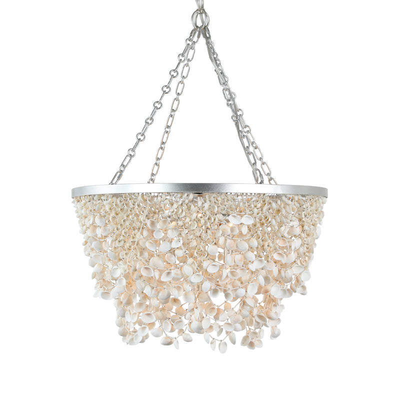 Terracotta Designs H21128-7 Seven Light Chandelier, Antique Silver