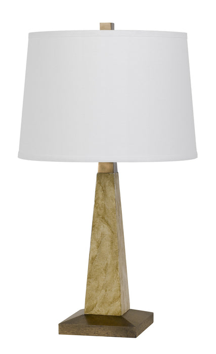 Cal Lighting BO-2976TB One Light Table Lamp, Sand Stone