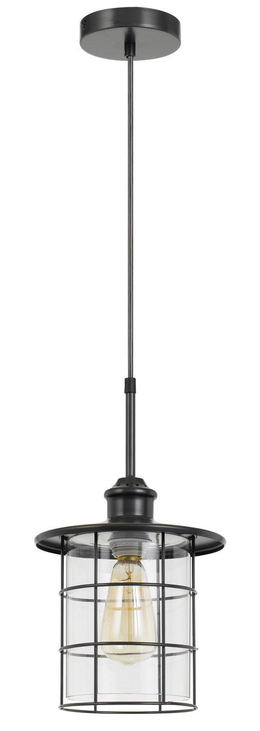 Cal Lighting FX-2668-1P One Light Pendant, Dark Bronze